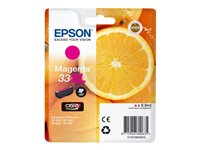 Epson 33XL - 8.9 ml - XL - magenta - originale - blister - cartouche d'encre - pour Expression Home XP-635, 830; Expression Premium XP-530, 540, 630, 635, 640, 645, 830, 900 C13T33634010